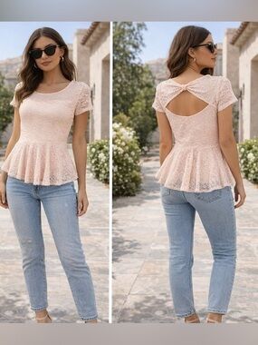 Forever 21 Plus Peplum Top